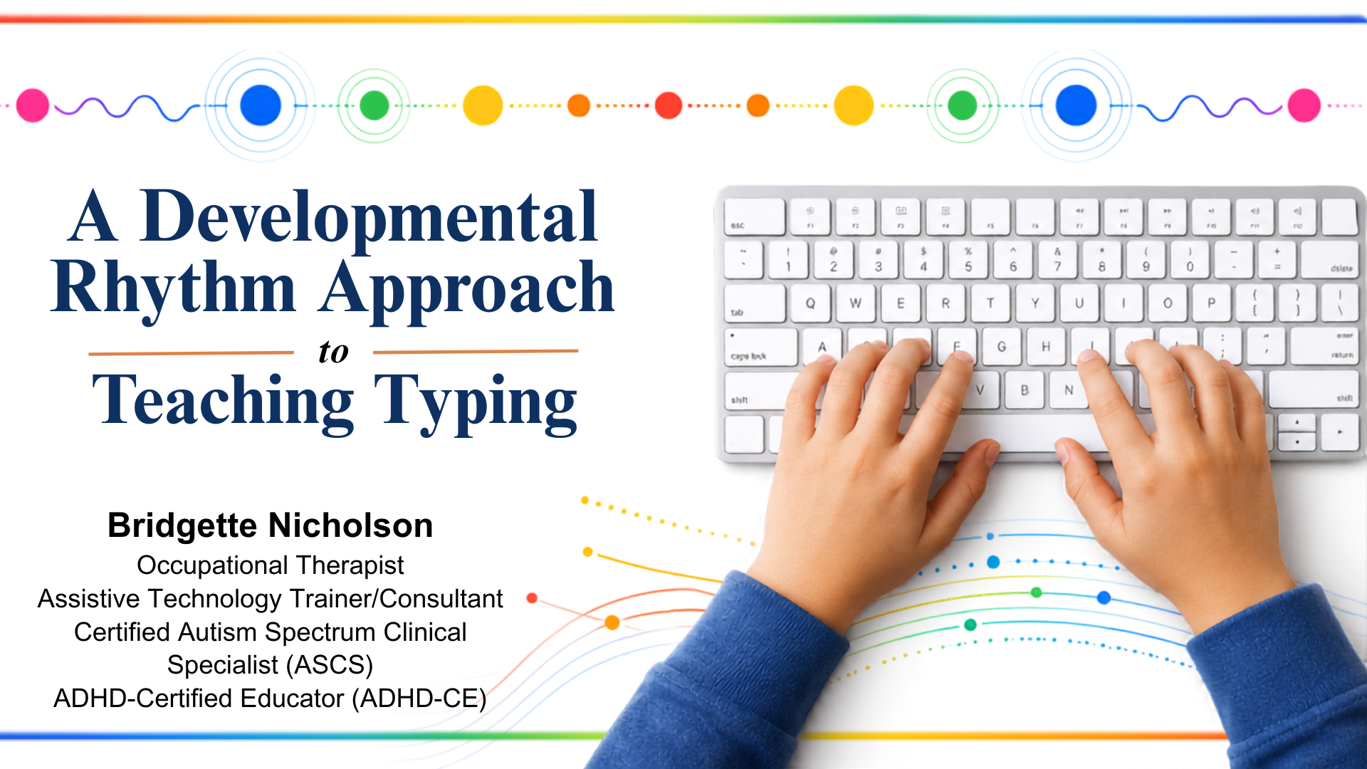 Course title visual for A Developmental Approach for Teaching Typing